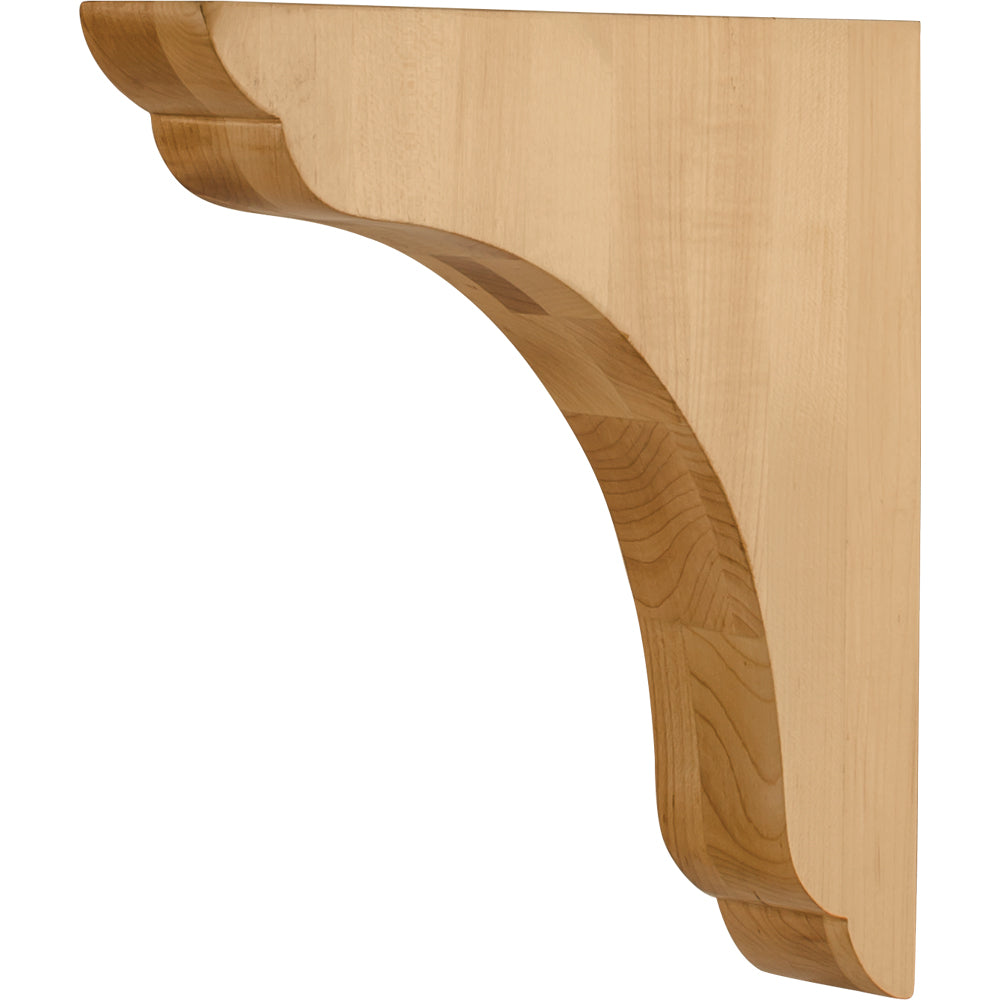 Transitional Wood Bar Bracket-Unfinished (White Birch)