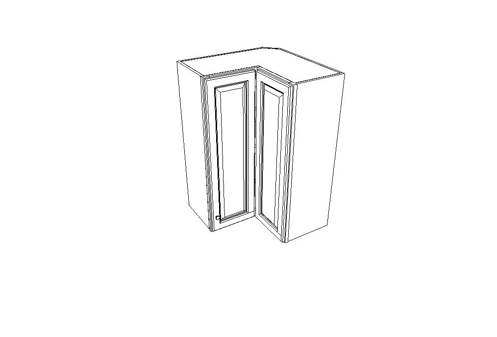 WSQ2436 Wall Corner Cabinet Gramercy White (GW)
