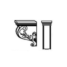 Decorative Corbel CORBEL56 Uptown White (TW)