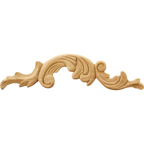 Acanthus Traditional Left Applique-Unfinished (Hard Maple)