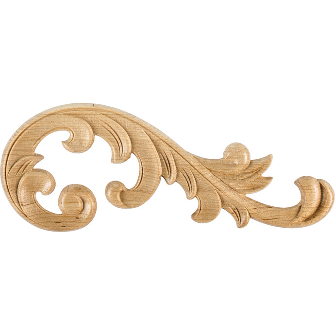 Acanthus Traditional Right Applique-Unfinished (Cherry)