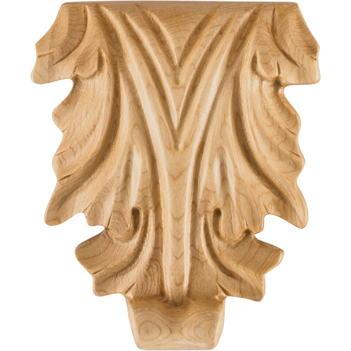 Acanthus Traditional Applique-Unfinished (Hard Maple)