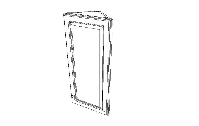 AW30 Angle Wall Cabinets Gramercy White (GW)