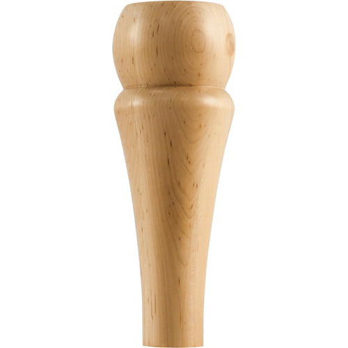 Contemporary Bun Foot-Unfinished (Cherry)