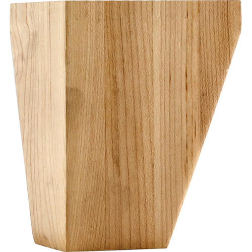 Shaker Transitional Bun Foot-Unfinished (Alder)
