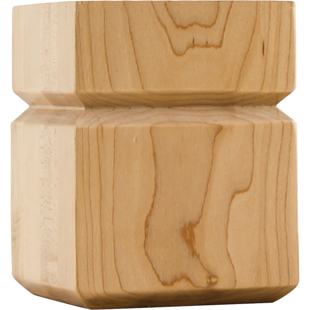 Shaker Transitional Bun Foot-Unfinished (Hard Maple)