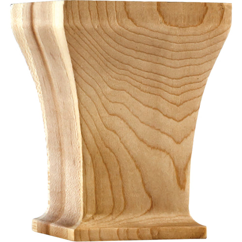 Greek Transitional Bun Foot-Unfinished (Hard Maple)