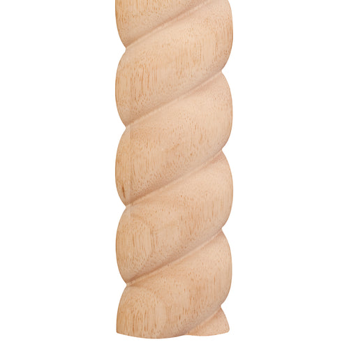 Rope Traditional Corner Moulding-Unfinished (Ash)