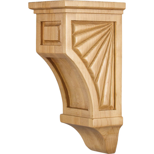 Scalloped Mission Corbel-Unfinished (Cherry)