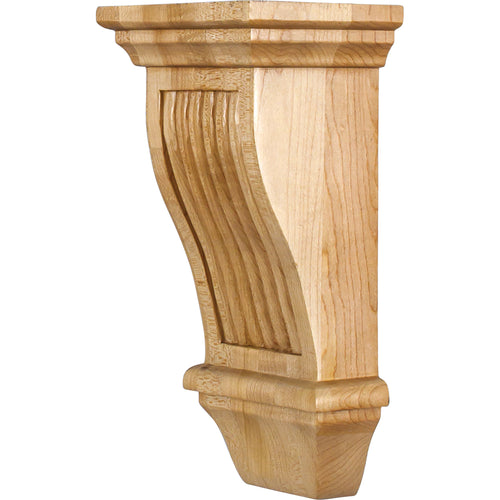 Renaissance Reeded Corbel-Unfinished (Alder)
