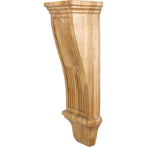 Renaissance Reeded Corbel-Unfinished (Alder)