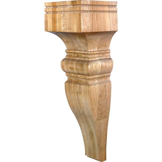 Baroque Traditional Corbel-Unfinished (Rubberwood)