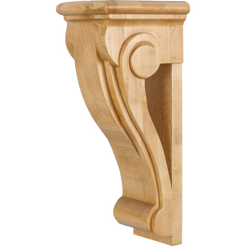 Open Scrolled Corbel-Unfinished (Hard Maple)
