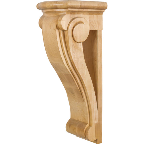 Open Scrolled Corbel-Unfinished (Cherry)