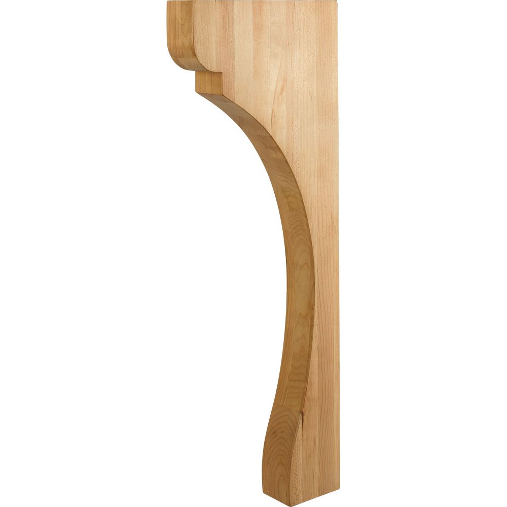 Minimalism Transition Vent Hood Corbel-Unfinished (Rubberwood)