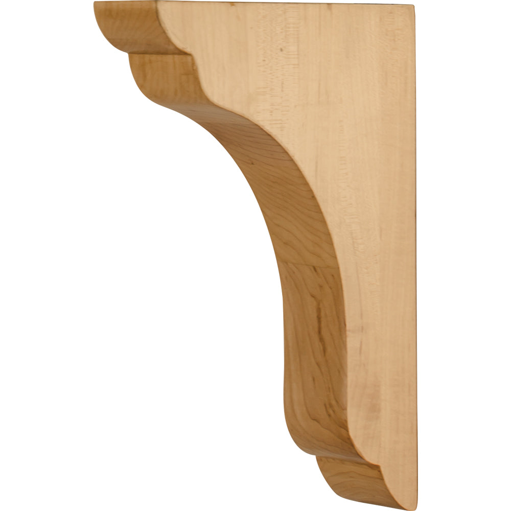Transitional Wood Bar Bracket-Unfinished (White Birch)