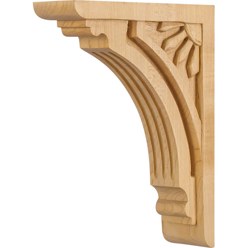 Art Deco Corbel-Unfinished (Hard Maple)