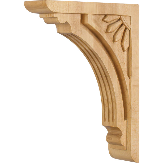 Art Deco Corbel-Unfinished (Rubberwood)