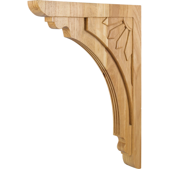 Art Deco Corbel-Unfinished (Rubberwood)