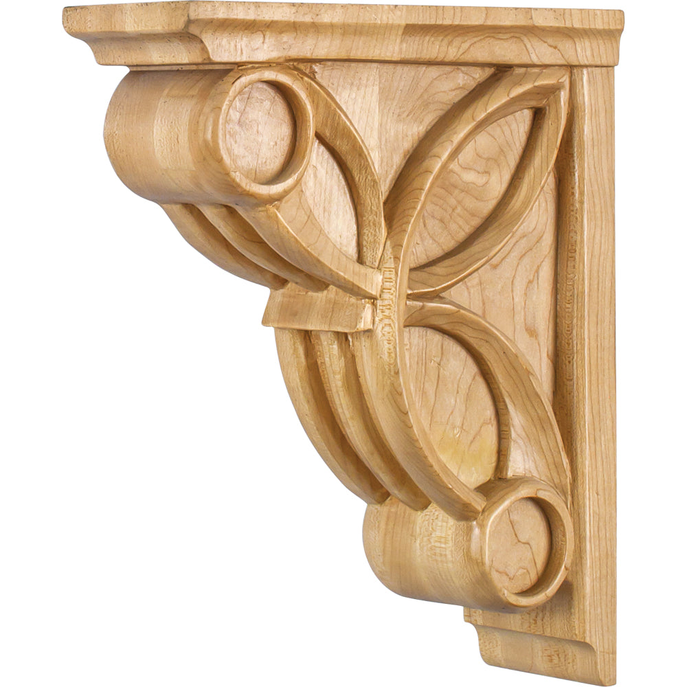 Celtic Weave Art Deco Corbel-Unfinished (Cherry)