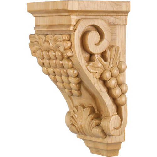 Grape Traditional Corbel-Unfinished (Rubberwood)