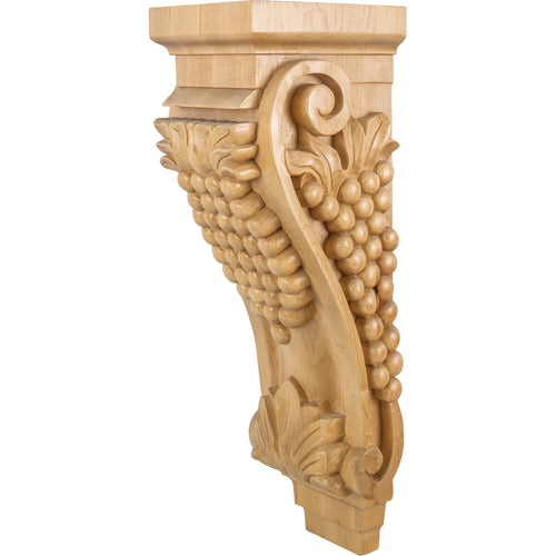 Grape Traditional Corbel-Unfinished (Rubberwood)