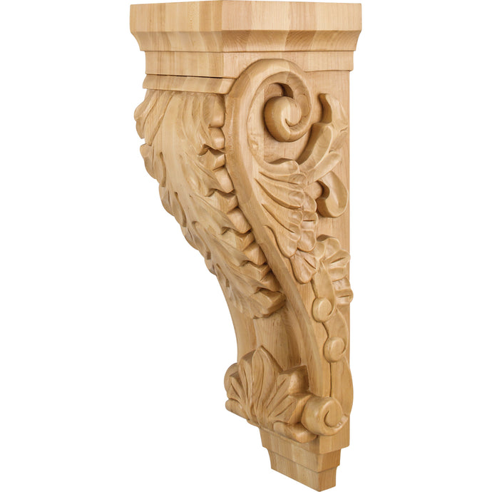 Acanthus Traditional Corbel-Unfinished (Alder)