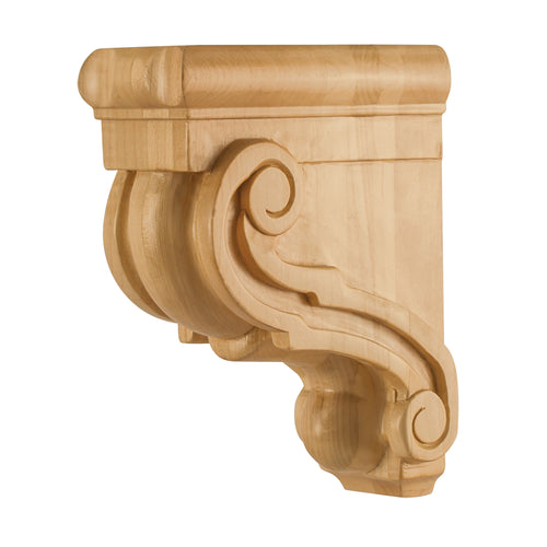 Scrolled Bar Bracket-Unfinished (Cherry)