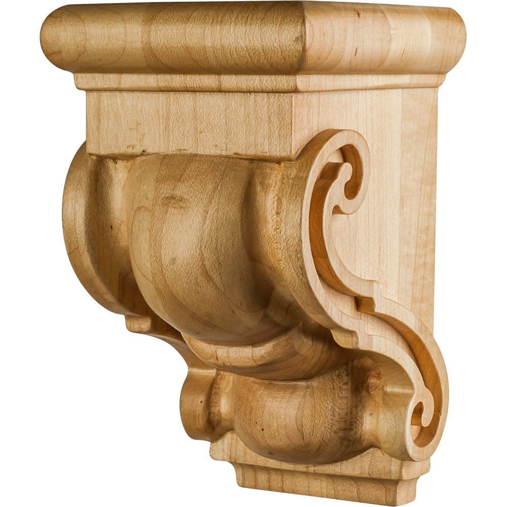 Scrolled Bar Bracket-Unfinished (Cherry)