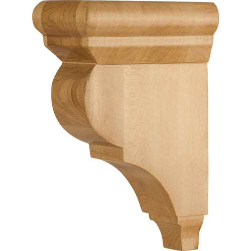 Traditional Smooth Bar Bracket-Unfinished (White Birch)