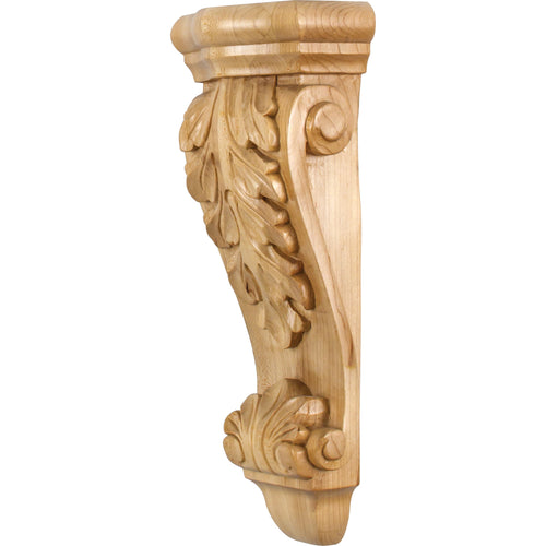 Low Profile Acanthus Traditional Corbel-Unfinished (Cherry)