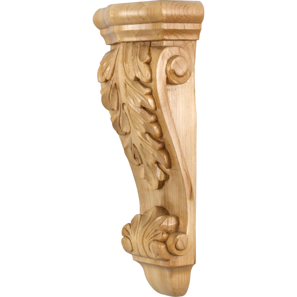 Low Profile Acanthus Traditional Corbel-Unfinished (Hard Maple)