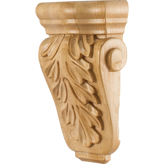 Acanthus Traditional Small Corbel-Unfinished (Rubberwood)