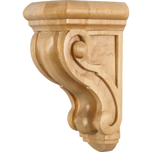 Rounded Traditional Corbel-Unfinished (Rubberwood)