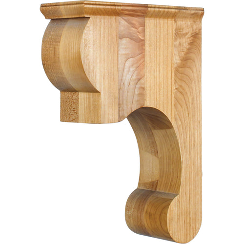 Smooth Surface Traditional Corbel-Unfinished (Rubberwood)