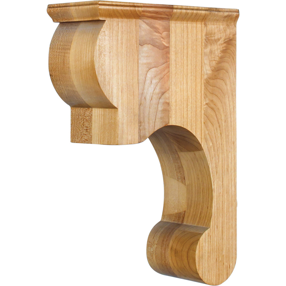 Smooth Surface Traditional Corbel-Unfinished (Rubberwood)