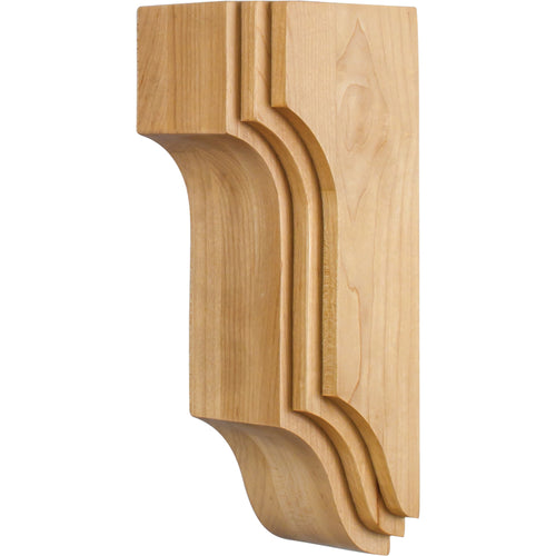 Stacked Arts & Crafts Corbel-Unfinished (Hard Maple)