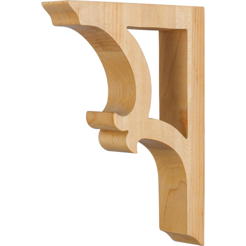Pierced Arts & Crafts Corbel-Unfinished (Cherry)