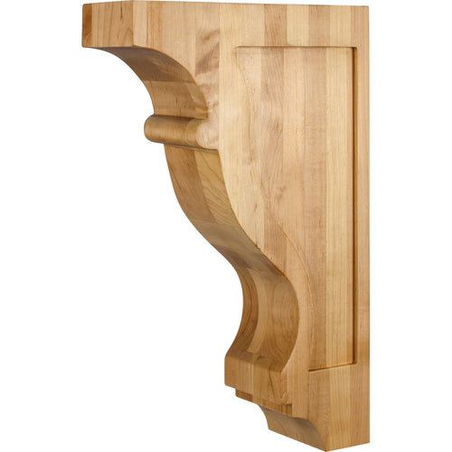 Transitional Contour Corbel-Unfinished (Rubberwood)