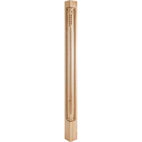 Grape Traditional Corner Post-Unfinished (Hard Maple)