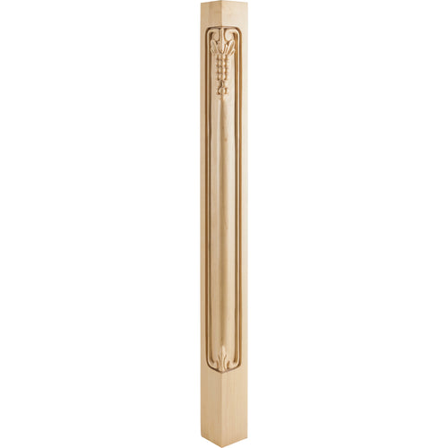 Grape Traditional Corner Post-Unfinished (Hard Maple)