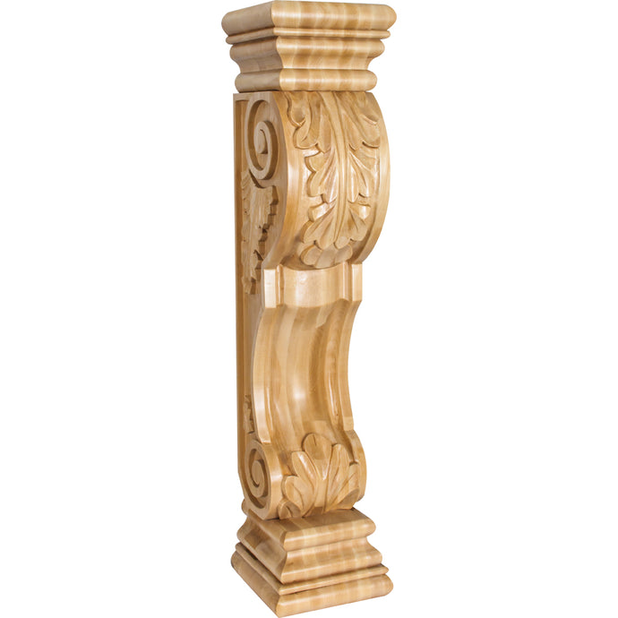 Acanthus Traditional Fireplace Corbel-Unfinished (Rubberwood)