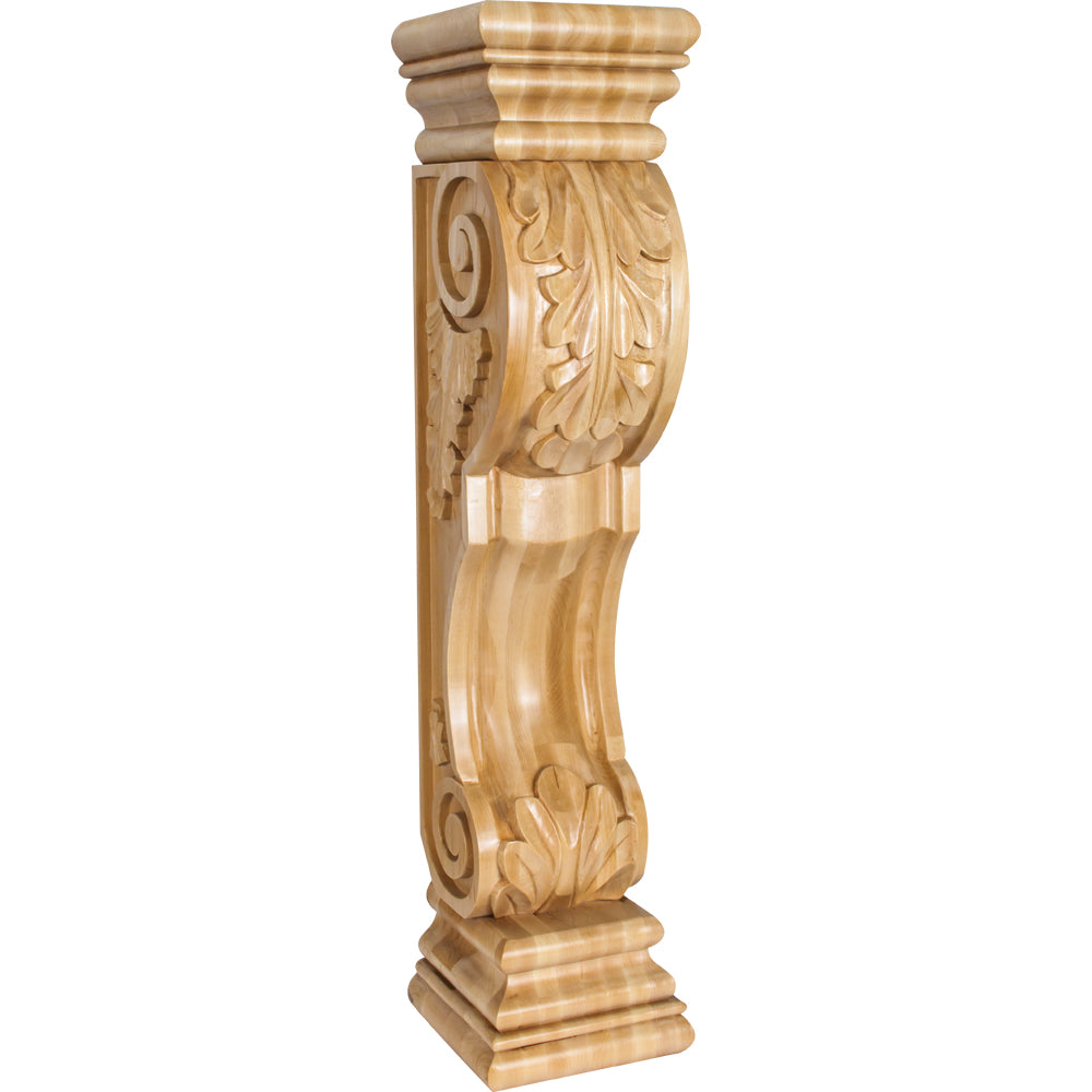 Acanthus Traditional Fireplace Corbel-Unfinished (Rubberwood)