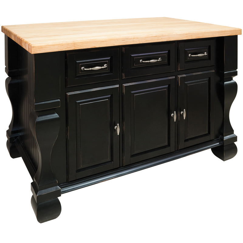 Winchester Custom Kitchen Island With Seating and Storage, Classic Kitchen  Island 