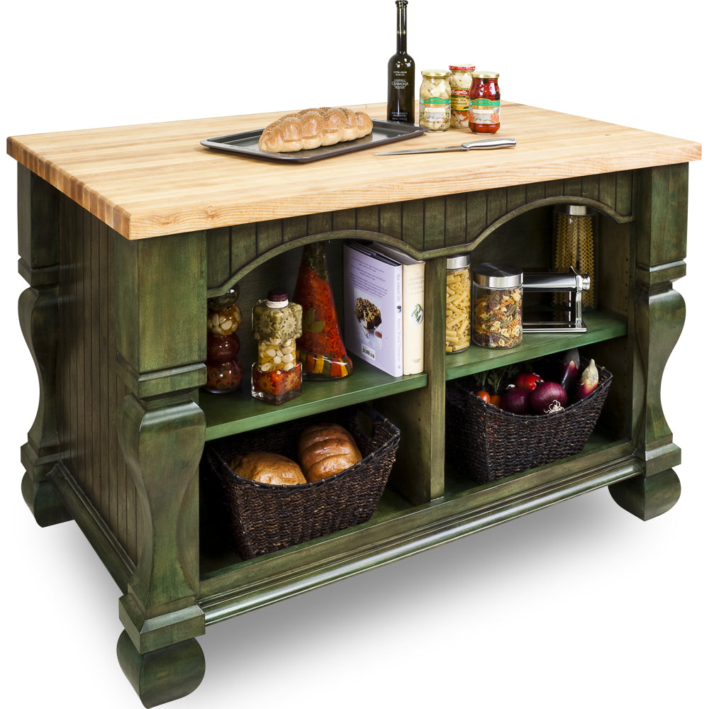 ISL01AQU Tuscan ACCENT KITCHEN ISLAND Flex