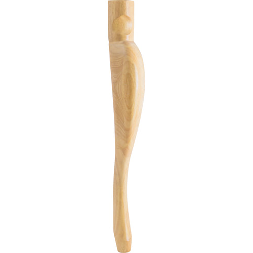 Queen Anne Traditional Leg-Unfinished (Rubberwood)