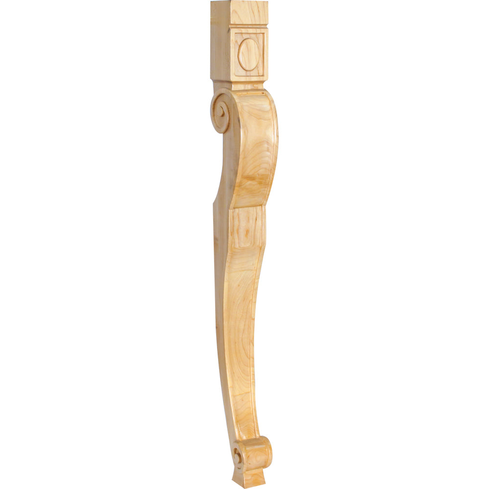 Baroque Traditional Leg-Unfinished (Hard Maple)