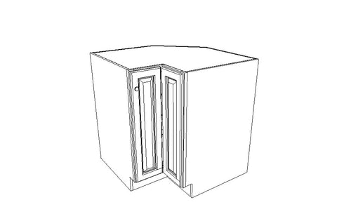 LAZY SUSAN  LS3309 Corner Cabinet Country Oak Classic (CYOF)