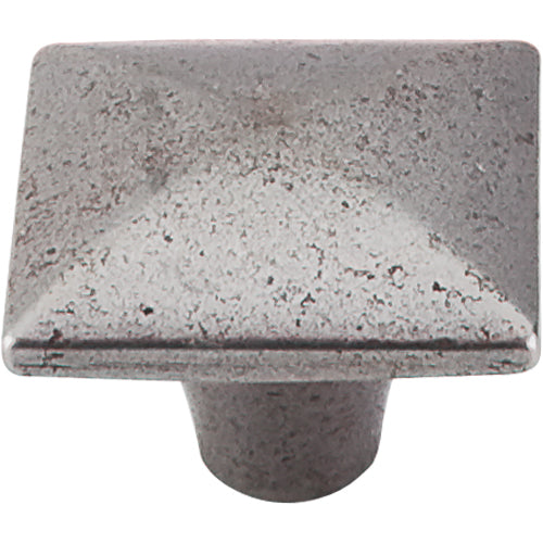 Square Iron Knob Smooth 1 3/8in.