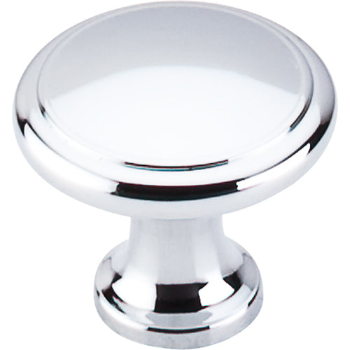 Ringed Knob 1 1/8in.  Polished Chrome